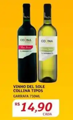 Assaí Atacadista Vinho del sole collina tipos garrafa oferta