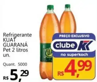 Supermercados Koch Refrigerante KUAT GUARANÁ Pet oferta