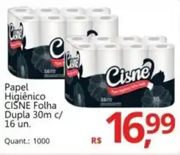 Supermercados Koch Papel Higiênico CISNE Folha Dupla 30m oferta