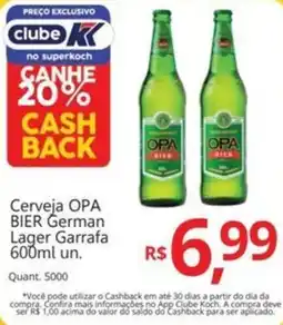 Supermercados Koch Cerveja OPA BIER German Lager Garrafa oferta