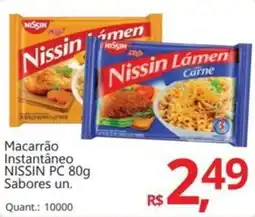 Supermercados Koch Macarrão Instantâneo NISSIN PCS Sabores un. oferta