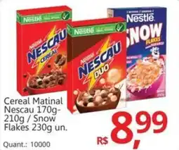 Supermercados Koch Cereal Matinal Nescau / Snow Flakes oferta