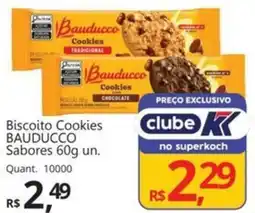 Supermercados Koch Biscoito Cookies BAUDUCCO Sabores oferta