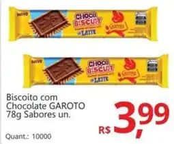 Supermercados Koch Biscoito com Chocolate GAROTO Sabores un. oferta