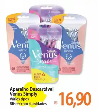 Atacadão Aparelho Descartável Venus Simply oferta