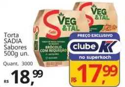 Supermercados Koch Torta SADIA Sabores oferta