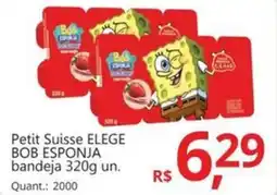 Supermercados Koch Petit Suisse ELEGE BOB ESPONJA bandeja oferta