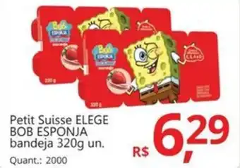 Supermercados Koch Petit Suisse ELEGE BOB ESPONJA bandeja oferta