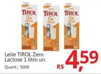 Supermercados Koch Leite TIROL Zero Lactose oferta