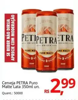 Supermercados Koch Cerveja PETRA Puro Malte Lata oferta