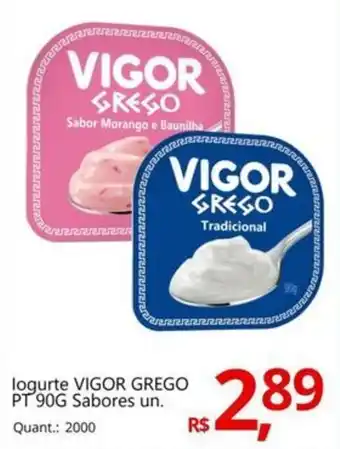 Supermercados Koch logurte VIGOR GREGO PT Sabores un. oferta