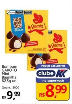 Supermercados Koch Bombom GAROTO Mini Baunilha oferta