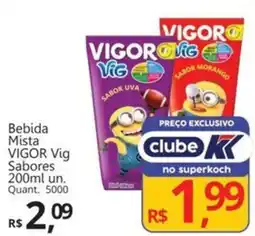 Supermercados Koch Bebida Mista VIGOR Vig Sabores oferta