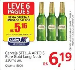 Supermercados Koch Cerveja STELLA ARTOIS Pure Gold Long Neck oferta