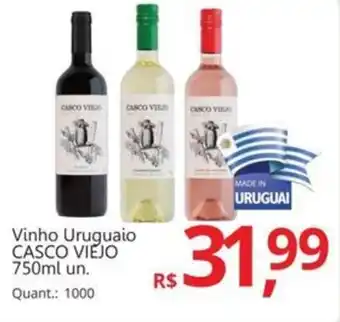 Supermercados Koch Vinho Uruguaio CASCO VIEJO oferta