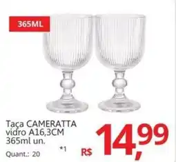 Supermercados Koch Taça CAMERATTA vidro A16,3CM oferta