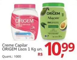 Supermercados Koch Creme Capilar ORIGEM Lisos oferta