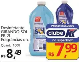 Supermercados Koch Desinfetante GIRANDO SOL  Fragrâncias oferta