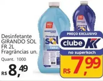 Supermercados Koch Desinfetante GIRANDO SOL  Fragrâncias oferta