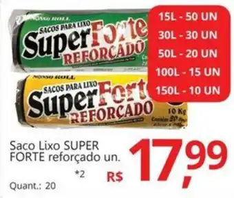 Supermercados Koch Saco Lixo SUPER FORTE reforçado un. oferta