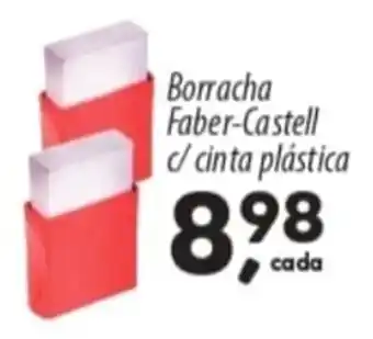 Asun Borracha Faber-Castell c/ cinta plástica oferta