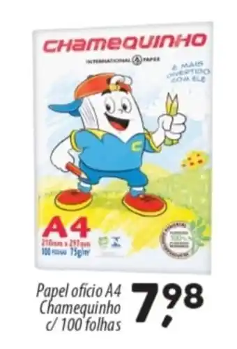 Asun Papel oficio A4 Chamequinho oferta