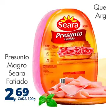 Delta Supermercados Presunto Magro Seara Fatiado oferta