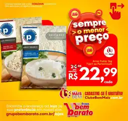 Supermercado Bem Barato Arroz Public Tipo 1 ou Parboilizado oferta