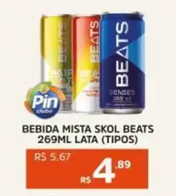 Pinheiro Supermercado Bebida mista skol beats lata (tipos) oferta