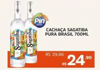 Pinheiro Supermercado Cachaça sagatiba pura brasil oferta