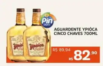 Pinheiro Supermercado Aguardente ypióca cinco chaves oferta