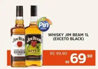 Pinheiro Supermercado Whisky jim beam oferta