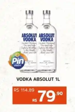 Pinheiro Supermercado Vodka absolut oferta