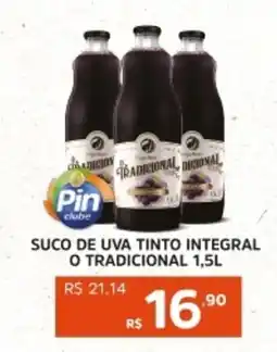 Pinheiro Supermercado Suco de uva tinto integral o tradicional oferta