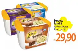 Atacadão Sorvete Jundiá Vários sabores oferta