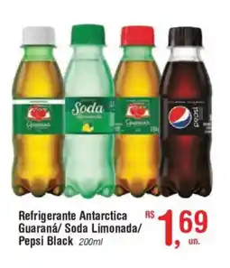 Fort Atacadista Refrigerante Antarctica Guaraná/ Soda Limonada/ Pepsi Black oferta