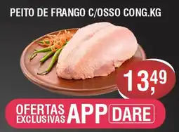 Supermercados Varandas Peito de frango c/osso cong. oferta