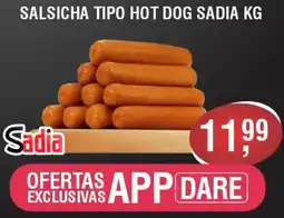 Supermercados Varandas Salsicha tipo hot dog sadia oferta