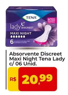 Tonin Superatacado Tena - absorvente discreet maxi night lady oferta