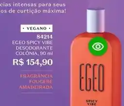 O Boticário Egeo - spoky vibe desodorante colônia oferta