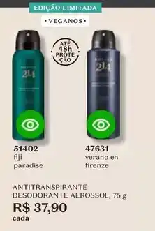 O Boticário O boticario - antitranspirante desodorante aerossol oferta