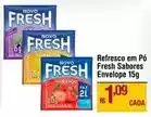 Max Atacadista Fresh - refresco em pó sabores envelope oferta