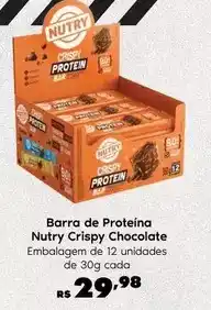 Sam's Club Nutry - barra de proteína crispy chocolate oferta