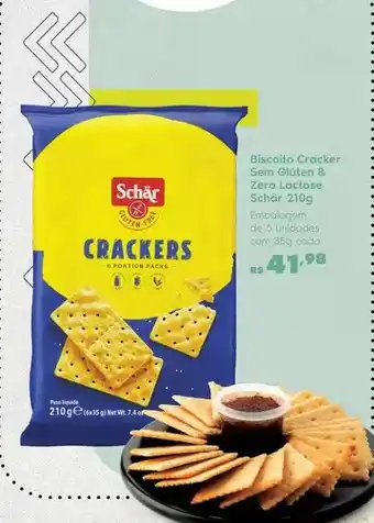 Sam's Club Schär - biscoito cracker sem gluten & zero lactose oferta