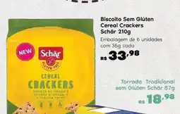 Sam's Club Schär - biscoito sem gluten cereal crackers oferta