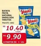 Assaí Atacadista Yokitos - batata frita natural ondulada oferta