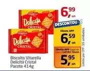 Tenda Atacado Vitarella - biscoito delicitá cristal oferta