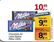 Tenda Atacado Milka - chocolate ao leite oferta