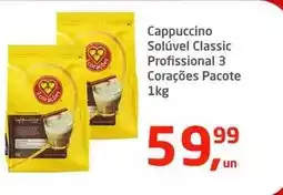 Tenda Atacado Classic - cappuccino professional 3 corações pacote oferta