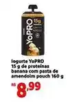 Extra Yopro - iogurte 15g de proteinas banana com pasta de amendoim pouch oferta